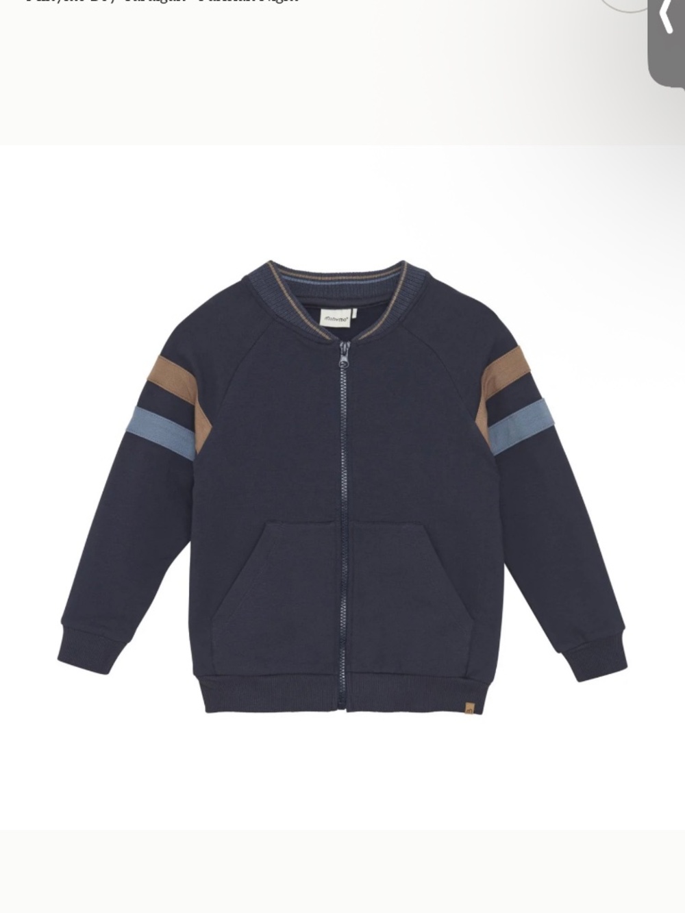 Minymo Boy Cardigan - Parisian Night